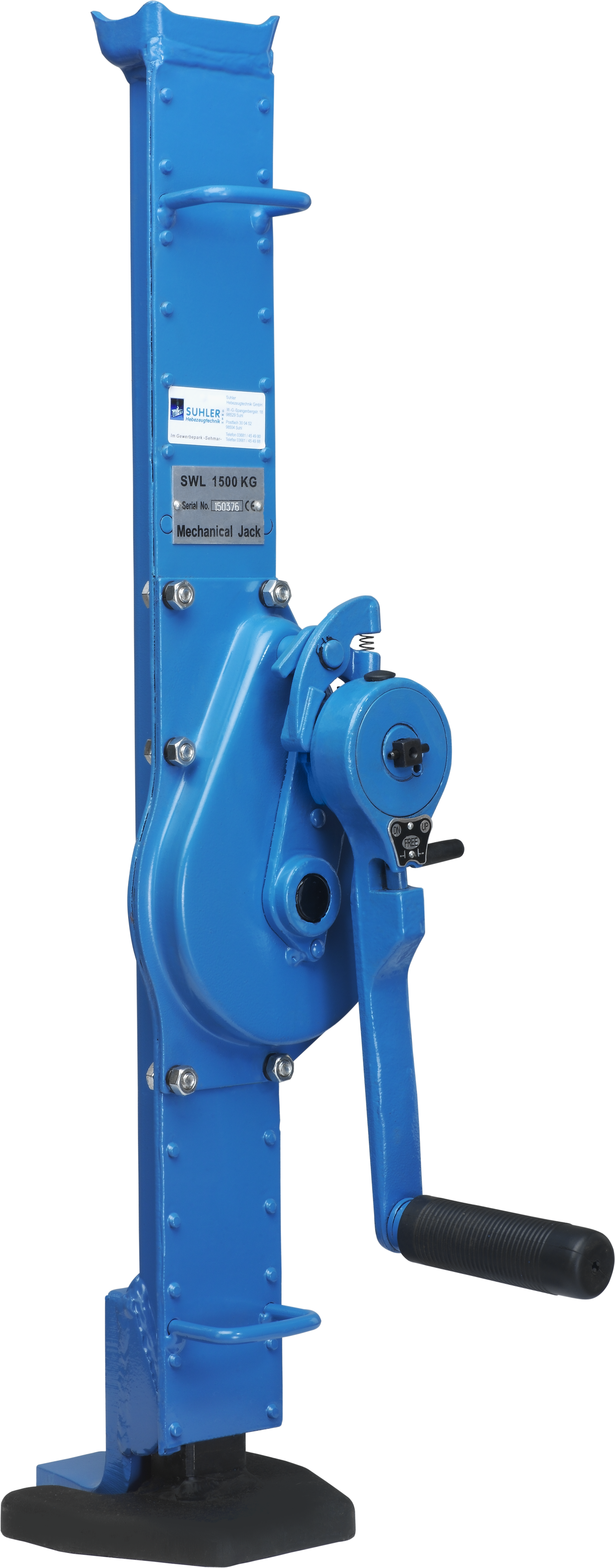 Stahlwinde mit Ratschenkurbel Stahlwinden